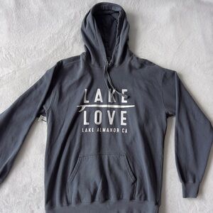 Comfort Colors Lake Love Gray Hoodie